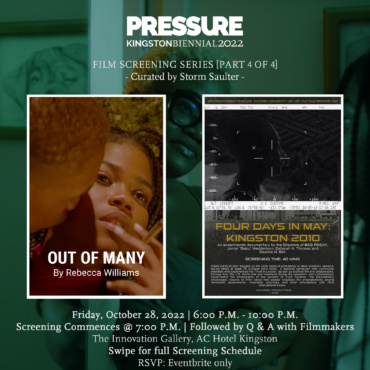PART IV: Kingston Biennial 2022: Pressure, Film Screening Series
